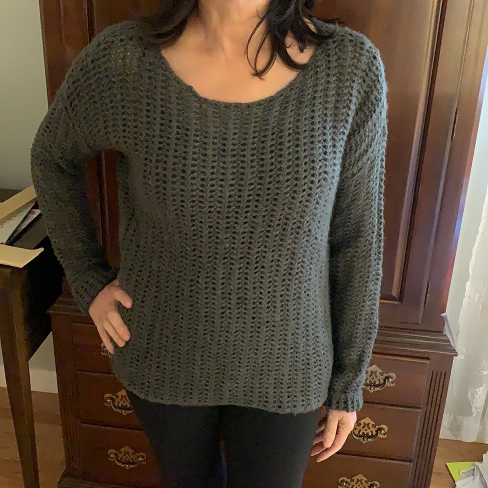 Calvin Klein Open Weave Sweater - Picture 7 of 11